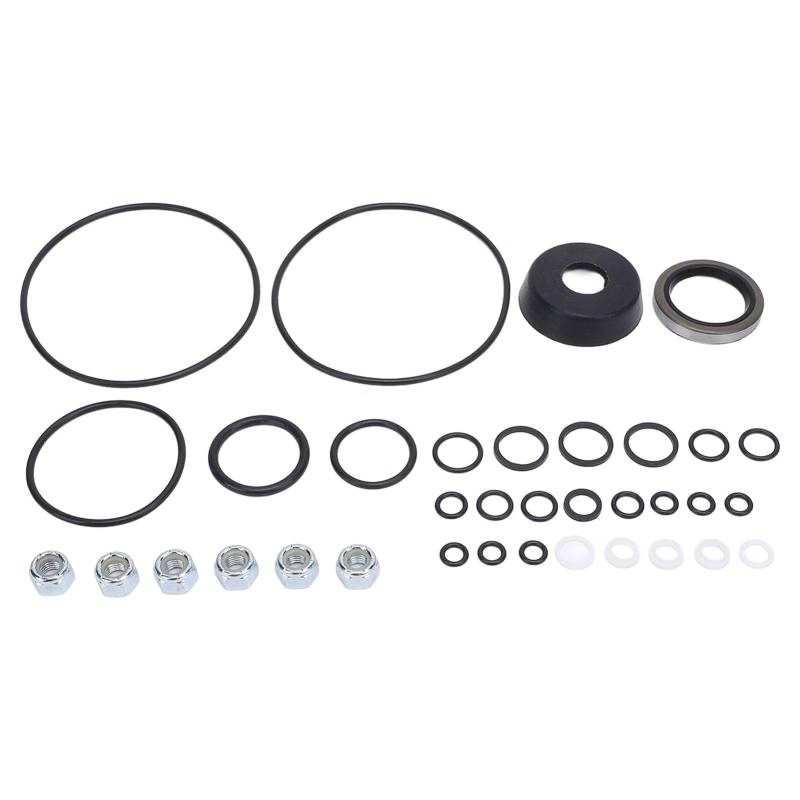 aqxreight 35pcs Komplett Schneepflug-Dichtungs-Kit 1306150 Gummiabrieb für Meyer Schneepflug E-46 E-47 E-57 E-58H Pumpen Pflug Pumpe Master Seal Kit Kit von aqxreight