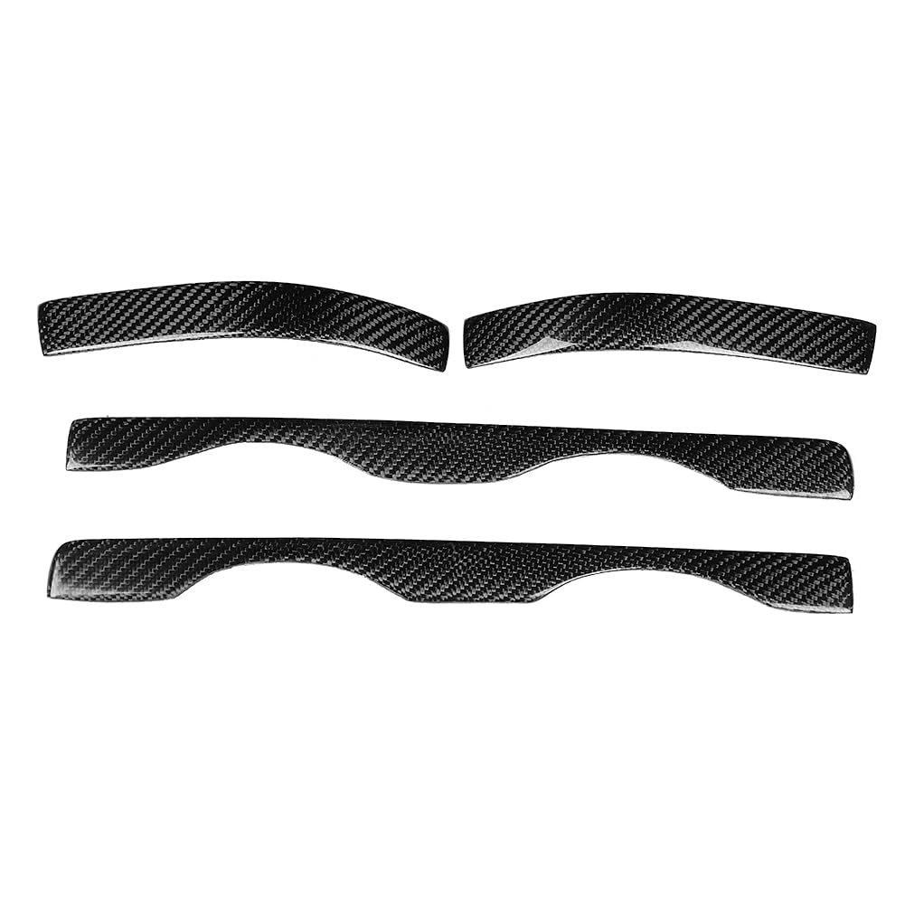 aqxreight 4PCS Carbon Fiber Under Bottom Scheinwerfer Augenbraue Augenlid Für E36 318I 323I 325I 328I 92-98 Carbon Faser Material und zu Fahrzeug Anhebung Moderne von aqxreight