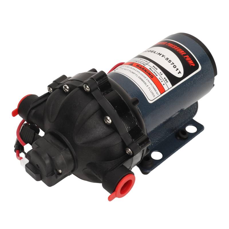 aqxreight Abwaschpumpe, 12 V DC, 70 PSI, G1/2 Innengewinde, Wasserdruckpumpe für Wohnmobil, Marine, Deck, Yacht, Einzelpumpe der Serie 51 von aqxreight