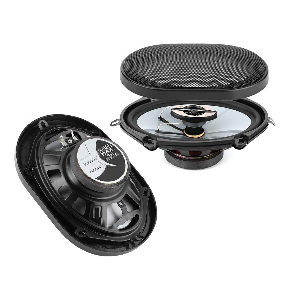 aqxreight Car Audio Koaxial Stereo 5x7in HiFi Lautsprecher Panel Starker Klarer Klang 380W für Tür Kofferraum Handschuhfach von aqxreight