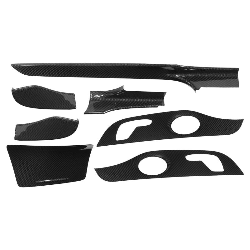 aqxreight Car Deco Panel Kit Dry Carbon Fiber Ersatz für Das C205 C63 Coupe LHD 2019–2021 Coupé-Modell. Das Carbon Bietet eine Nahtlose Faser-Links-Professionalität von aqxreight