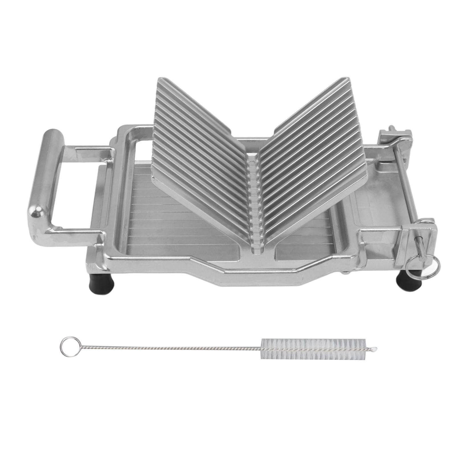 aqxreight Manueller Brotschneider, Einfach zu Bedienen und zu Bedienen, Käsehobel mit Komfortablem Griff und Klaren Gitterskalenlinien, Stabile, rutschfeste Basis, Klingen aus (10mm) von aqxreight