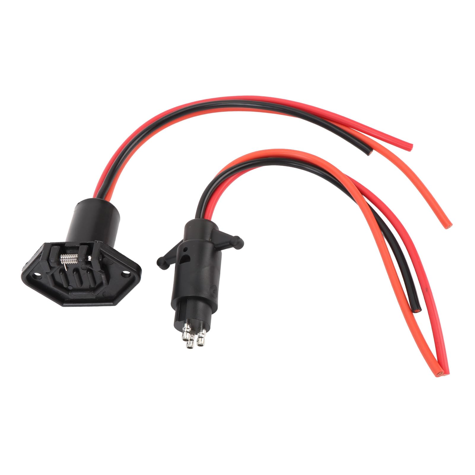 aqxreight Trolling Motor Plug und Receptacle 10AWG DC12V Bis 24 V 3 Drähte Trolling -Motor -Stecker -Steckdose für Marine Boote Kajaks von aqxreight