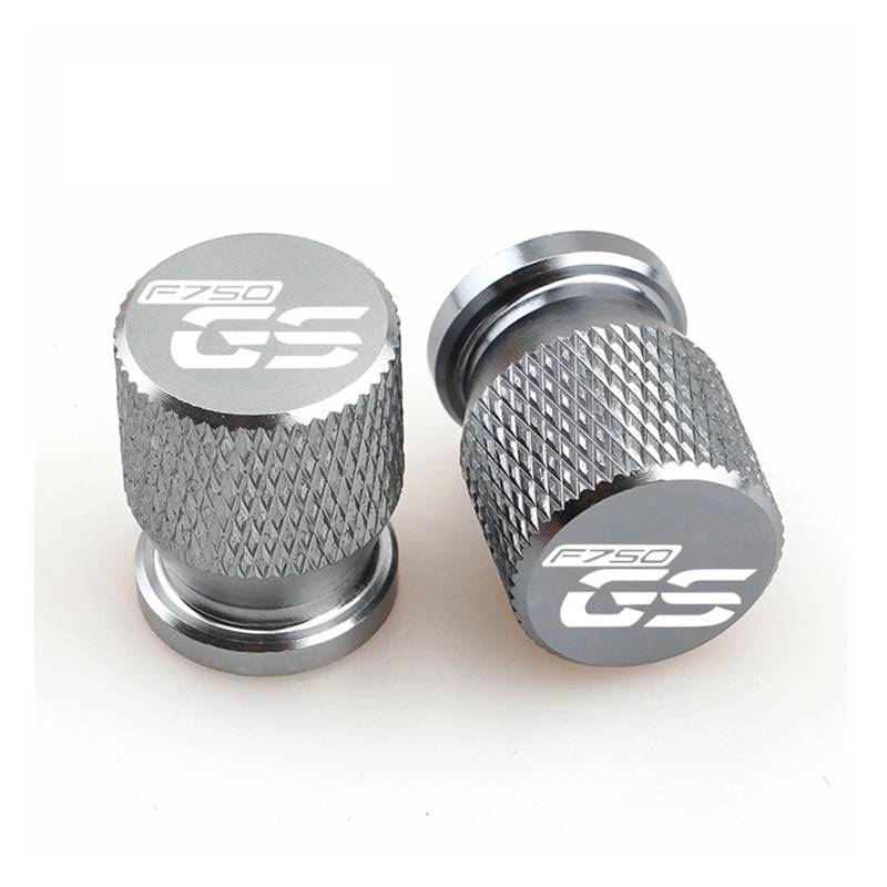 Motorrad Ventilkappen FÜR F 750 GS F850 GS F 850GS ADV Adventure 2PCS Rad Reifen Ventil Air Port Stem Cap CNC Luftdichte Abdeckung(Titanium F750GS) von asdlha