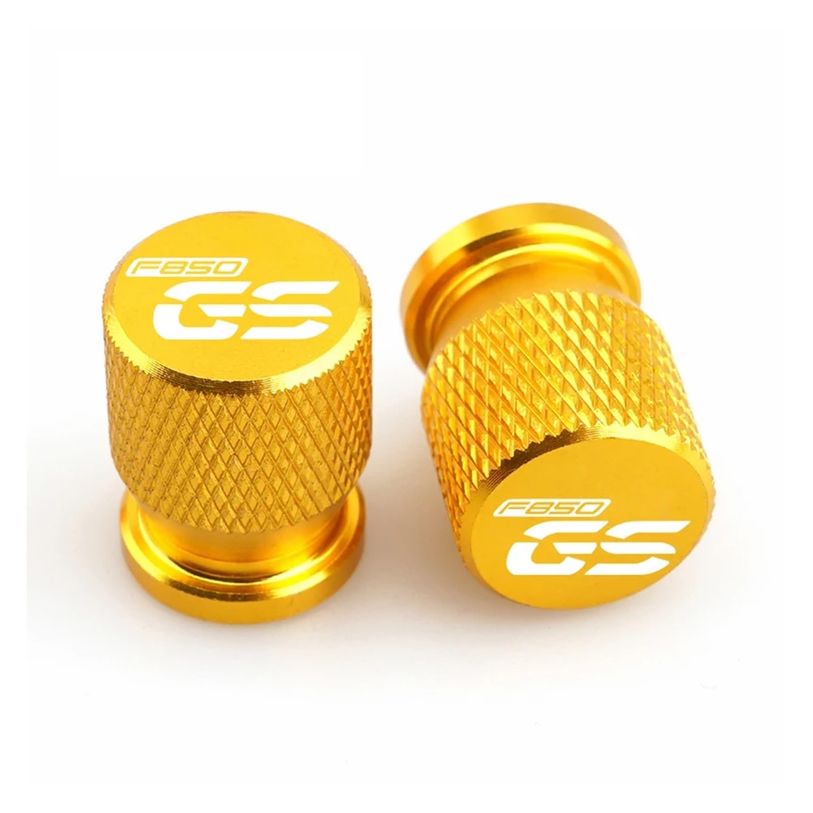 Motorrad Ventilkappen FÜR F 750 GS F850 GS F 850GS ADV Adventure 2PCS Rad Reifen Ventil Air Port Stem Cap CNC Luftdichte Abdeckung(Yellow F850GS) von asdlha