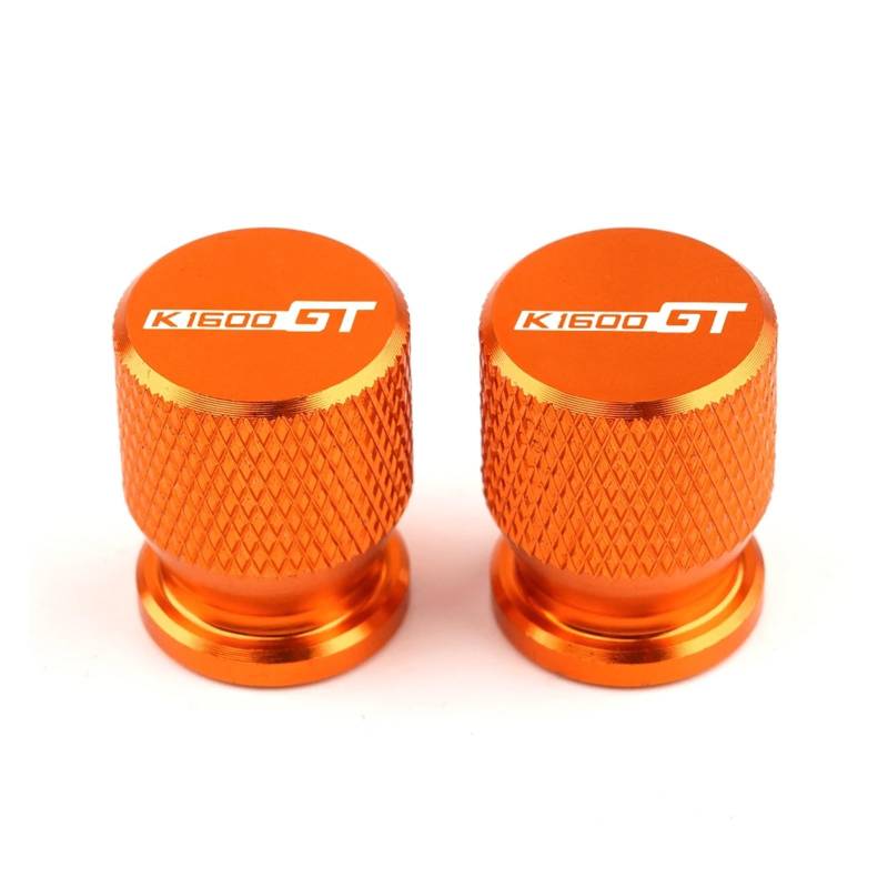 Motorrad Ventilkappen FÜR K1600GT K1600GTL K1600 GT GTL 2011-2016 2012 2013 2014 2015 Motorrad Aluminium Felge Air Port Stem Abdeckung Kappen(Orange) von asdlha