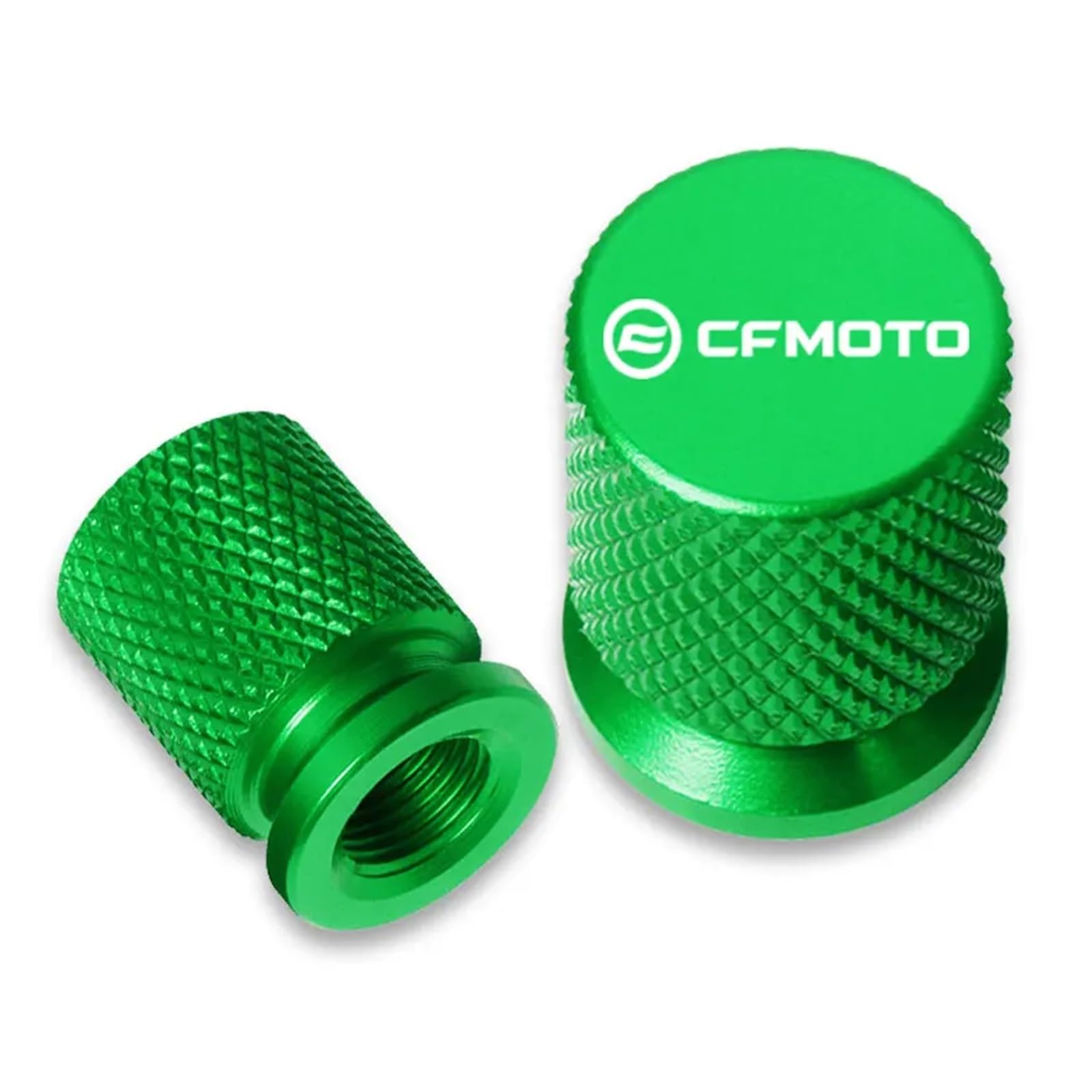 Motorrad Ventilkappen Für CFMOTO 650NK 650 NK 150NK 150 NK 250SR/400/250/MT/TR Motorrad CNC Aluminium Rad Reifen Ventilkappen Luftdichte Abdeckungen(Green) von asdlha