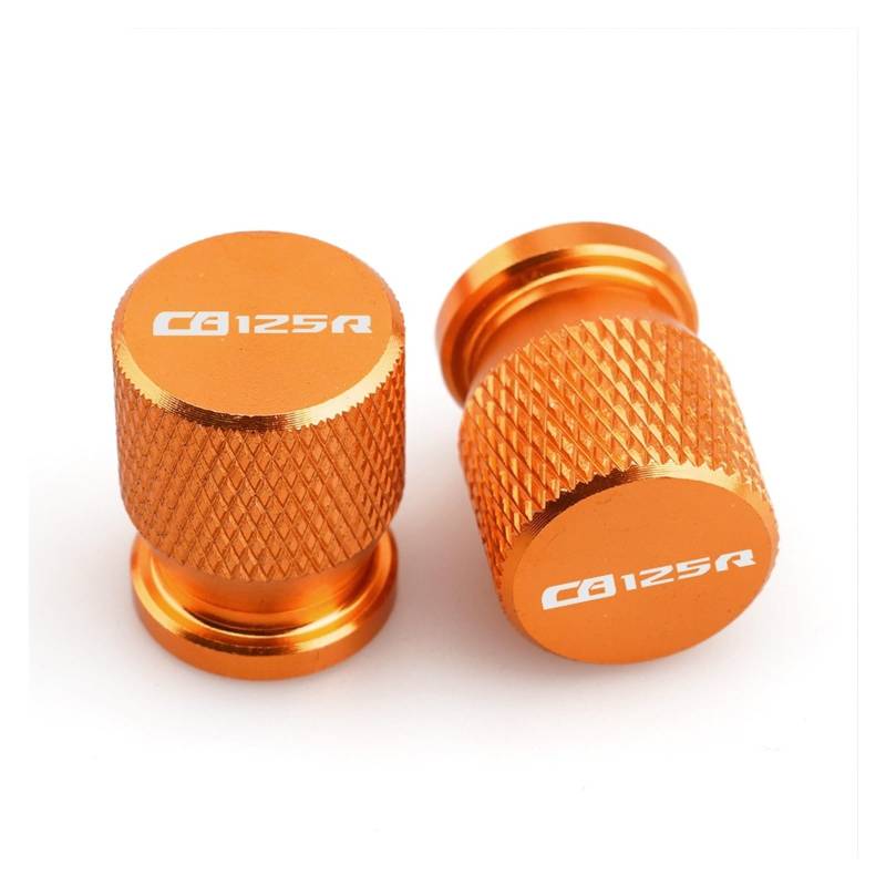 Motorrad Ventilkappen Für Hon@&da CB125R CB150R CB 125R 150R CB125 CB150 R 2011-2020 Motorrad CNC Zubehör Rad Reifen Ventil Stem Caps Abdeckungen(CB125R Orange) von asdlha