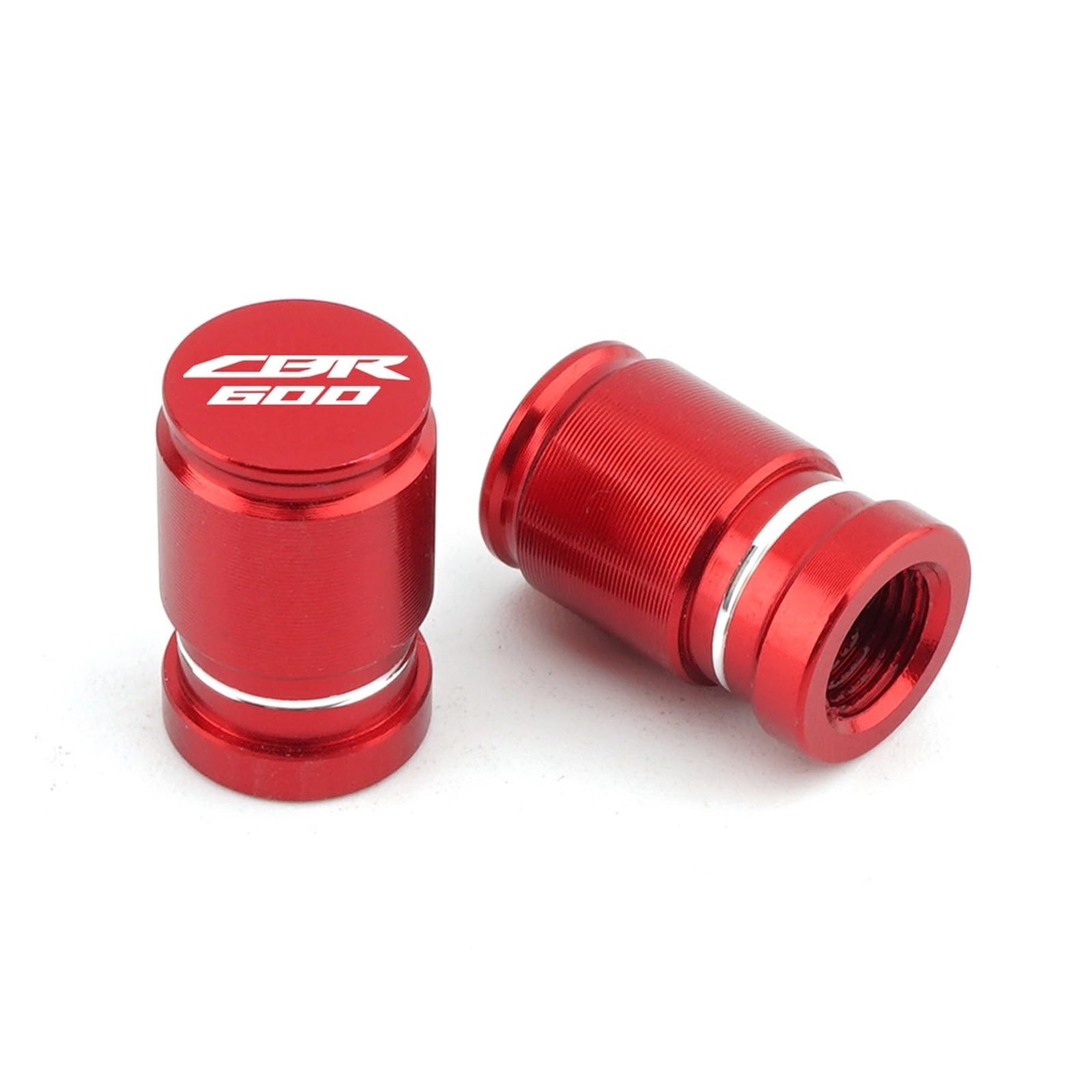 Motorrad Ventilkappen Für Hon@&da CBR600 CBR600F CBR600RR F2, F3, F4, F4i Sport/F Motorrad CNC Zubehör Rad Reifen Ventil Stem Caps Abdeckung(CBR600 Red) von asdlha