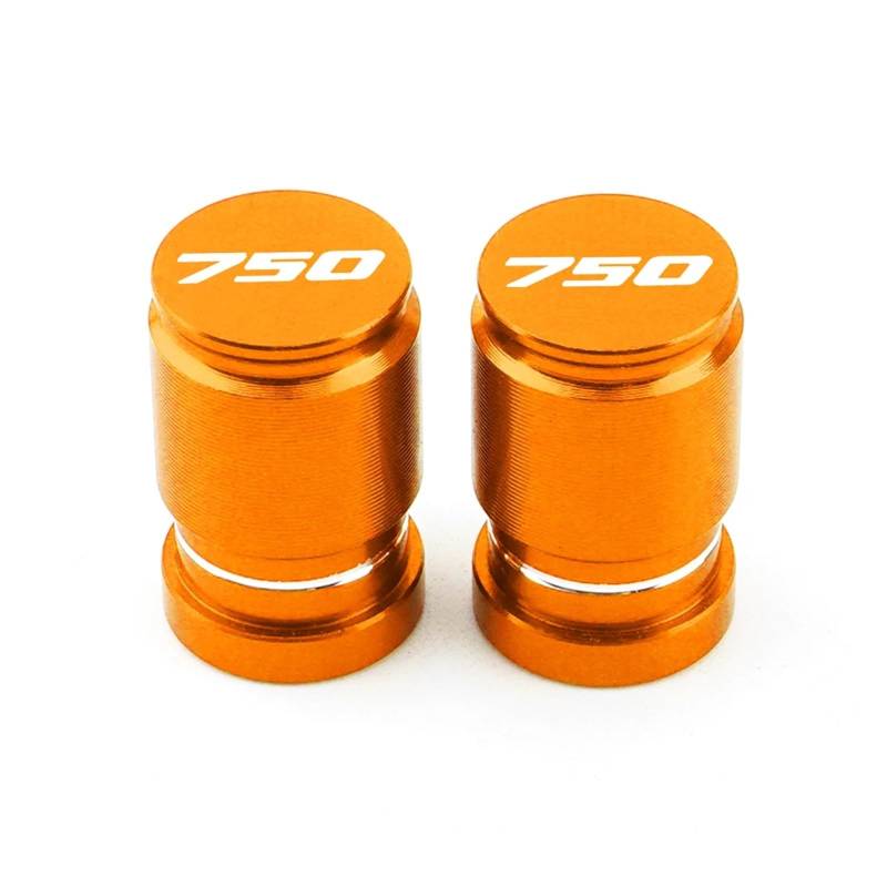 Motorrad Ventilkappen Für Hon@&da Forza750 Forza 750 Alle Jahre CNC Moto Bike Rad Reifen Ventil Kappen Reifen Luftdichte Felge Vorbau Abdeckung Motorrad Zubehör(Orange) von asdlha