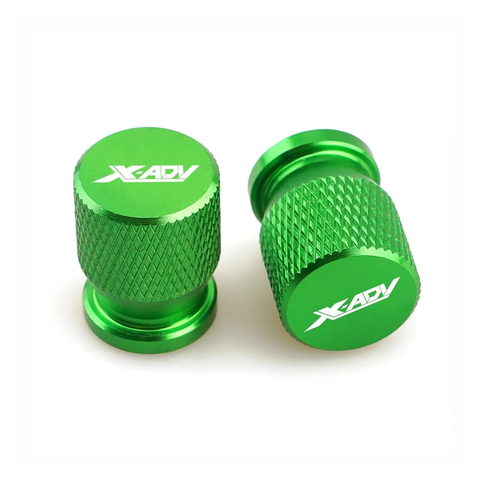 Motorrad Ventilkappen Für Hon@&da Xadv X-ADV 750 Xadv750 Motorrad Zubehör 1 Paar CNC Aluminium Rad Reifen Ventil Felge Stem Caps Abdeckung(Green) von asdlha