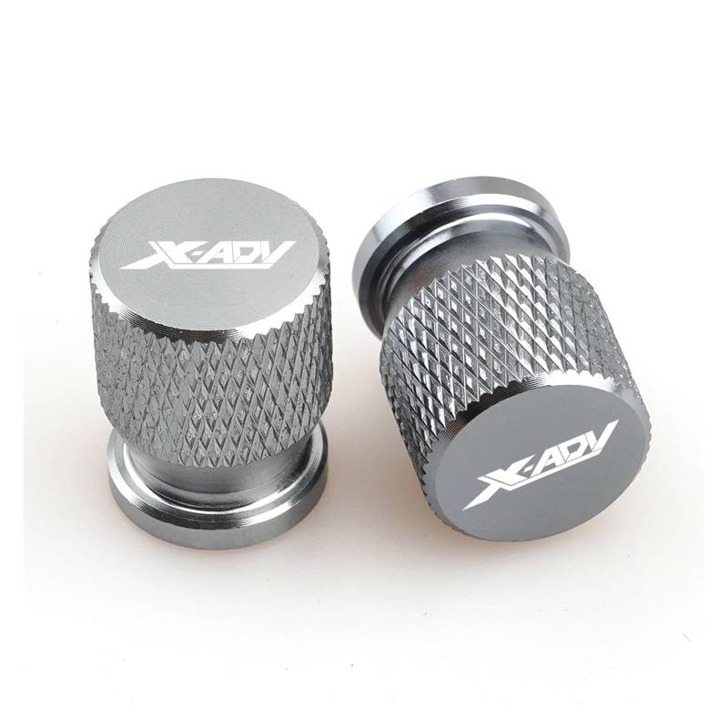 Motorrad Ventilkappen Für Hon@&da Xadv X-ADV 750 Xadv750 Motorrad Zubehör 1 Paar CNC Aluminium Rad Reifen Ventil Felge Stem Caps Abdeckung(Titanium) von asdlha