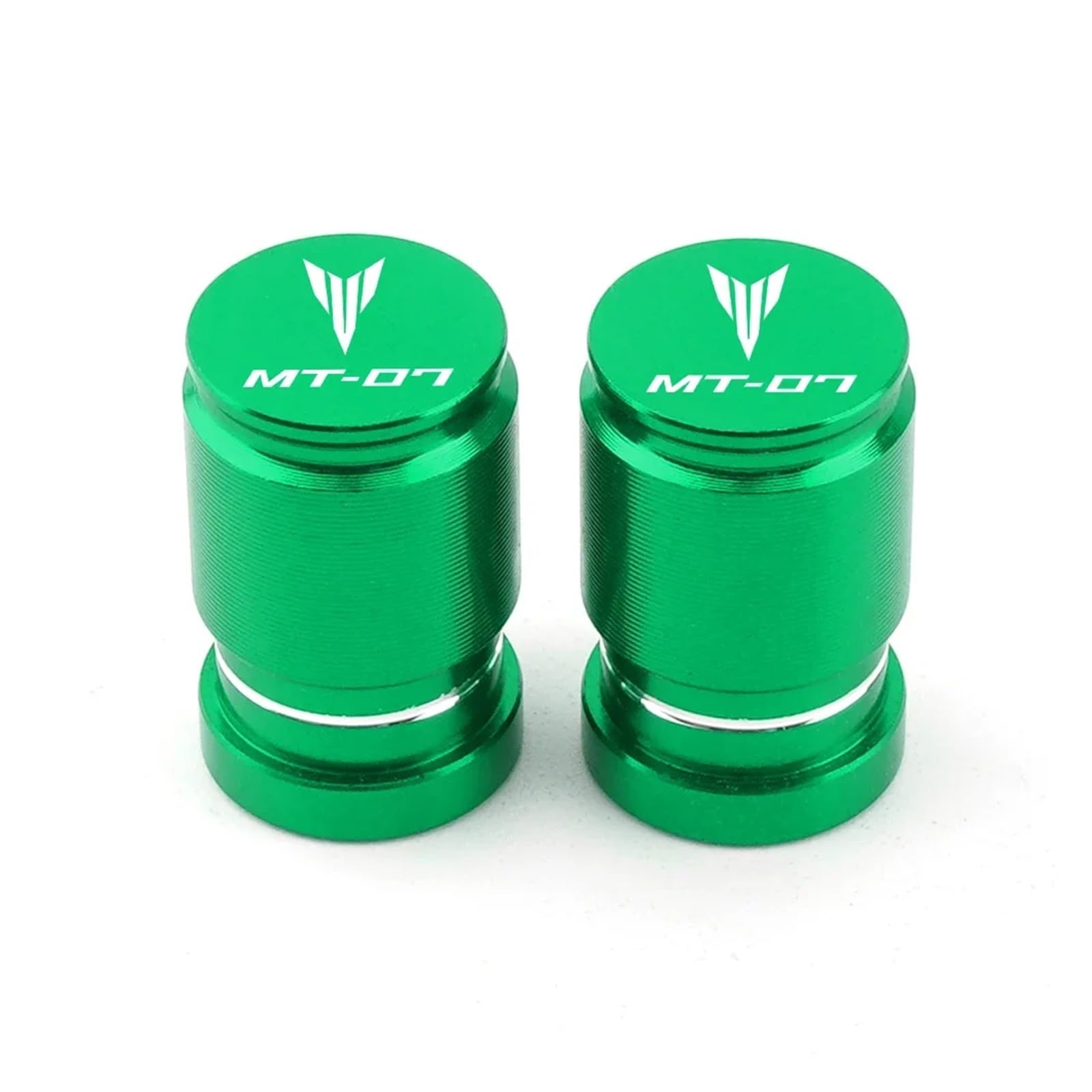 Motorrad Ventilkappen Für MT-07 Motorrad Zubehör Reifen Ventil Luft Port Stem Abdeckung Kappe Stecker(Green) von asdlha