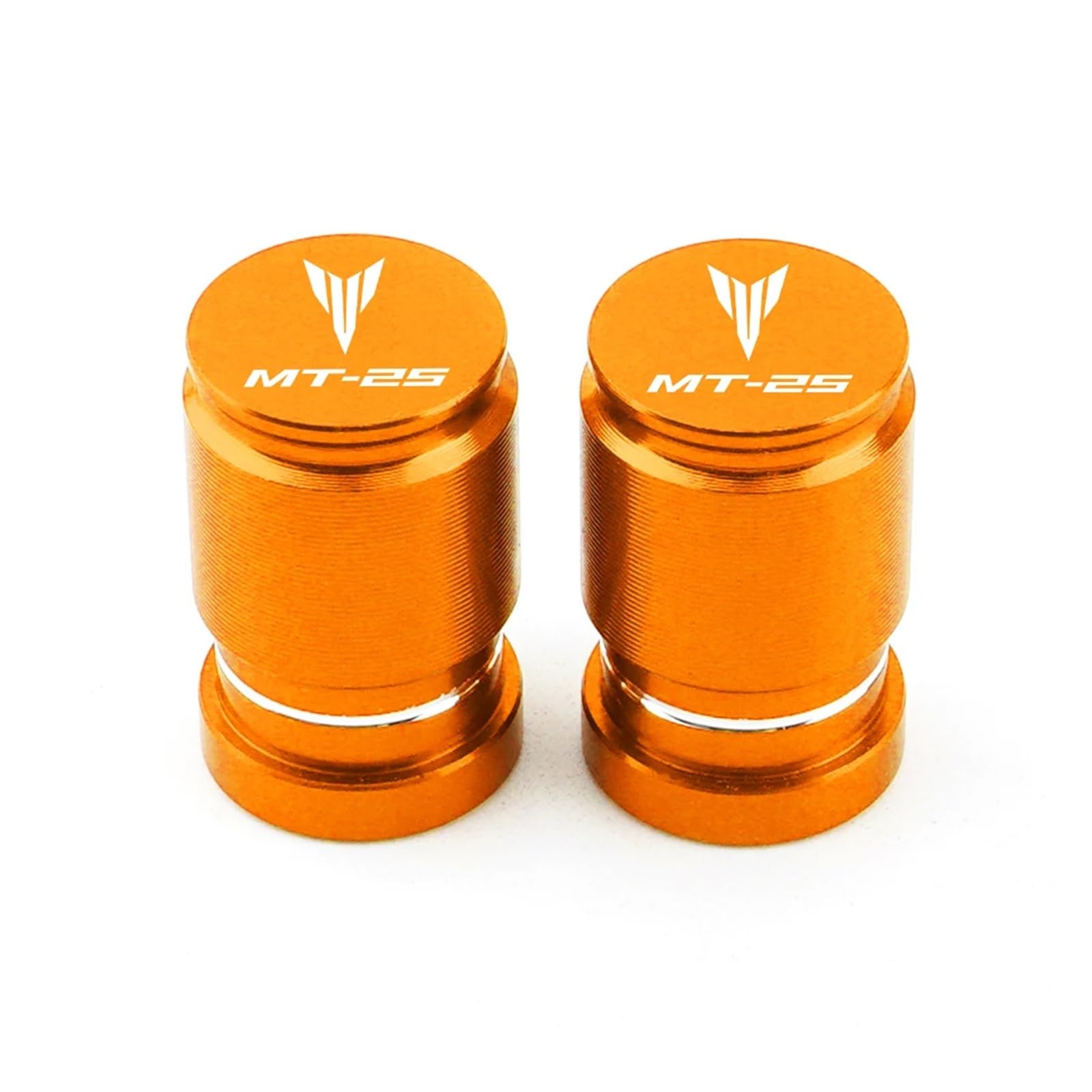 Motorrad Ventilkappen Für MT25 MT-25 MT 25 2002 2003-2007 2008 Motorrad CNC Aluminium Rad Reifen Ventil Air Port Abdeckungen Stem Caps Zubehör(Orange) von asdlha