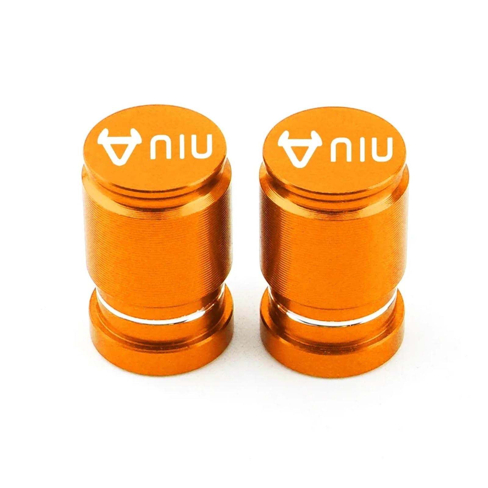 Motorrad Ventilkappen Für NIU M1 M + N1S NGT N1 U1 U + Uns U + A U + B UQI Motorrad Zubehör Reifen Ventil Air Port Stem Abdeckung Kappe Stecker(Orange) von asdlha