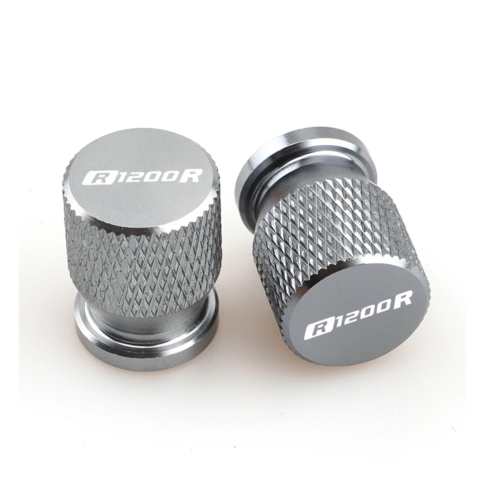 Motorrad Ventilkappen Für R1200R R1200r Motorrad Universal CNC Zubehör Reifen Ventil Air Port Stem Covers Kappe Stecker(Titanium) von asdlha