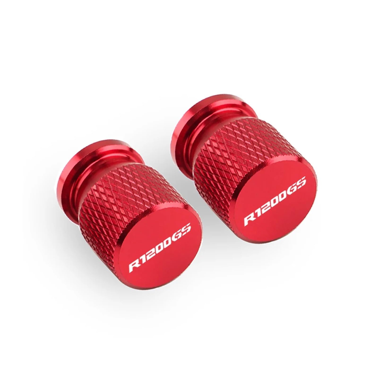 Motorrad Ventilkappen Für R1250GS R1200GS F850GS F750GS G310 GS R Stem Covers Aluminiumlegierung Airdust Reifenventilkappe CNC Motorradzubehör(Red) von asdlha