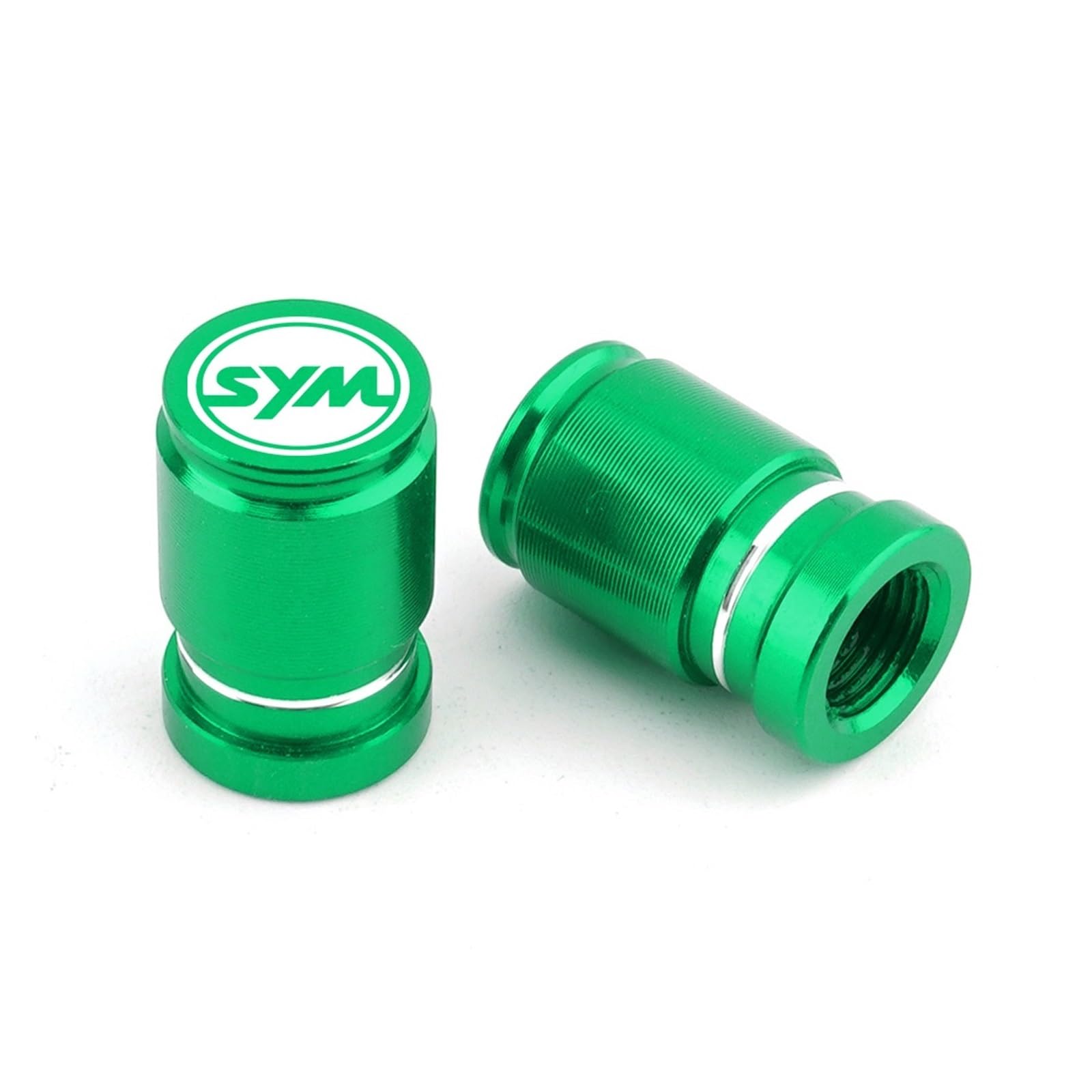 Motorrad Ventilkappen Für SYM Jet-X 125 150 X125 X150 Jet 14 50 JET14 125 200 Motorrad CNC Zubehör Rad Reifen Ventil Stem Cap Luftdichte Abdeckung Stecker(Green) von asdlha