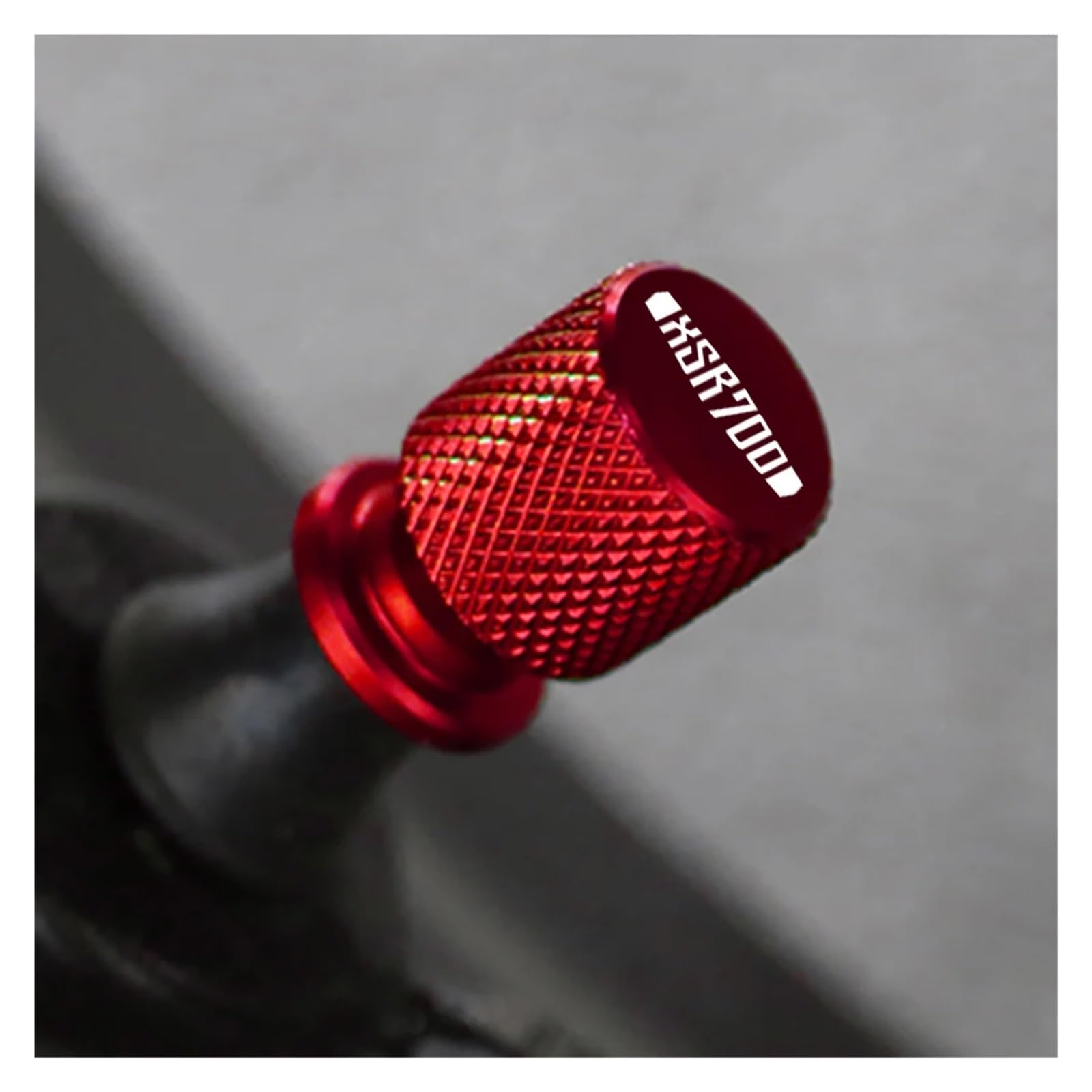 Motorrad Ventilkappen Für XSR700 XSR 700 XSR900 XSR 900 XSR 125 15 Vorbauabdeckungen Aluminiumlegierung Airdust Reifenventilkappe CNC Motorradzubehör(Red) von asdlha