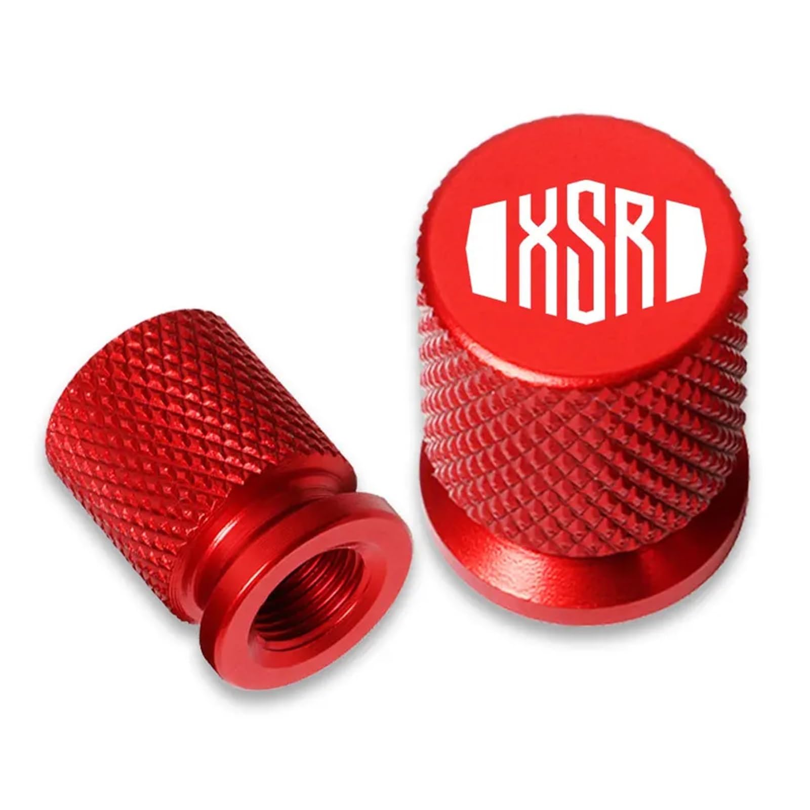 Motorrad Ventilkappen Für XSR700 XSR 700 XSR900 XSR 900 XSR125 155 XSR Motorrad Rad Reifen CNC Ventil Luftdichte Abdeckungen Stem Caps(Red) von asdlha