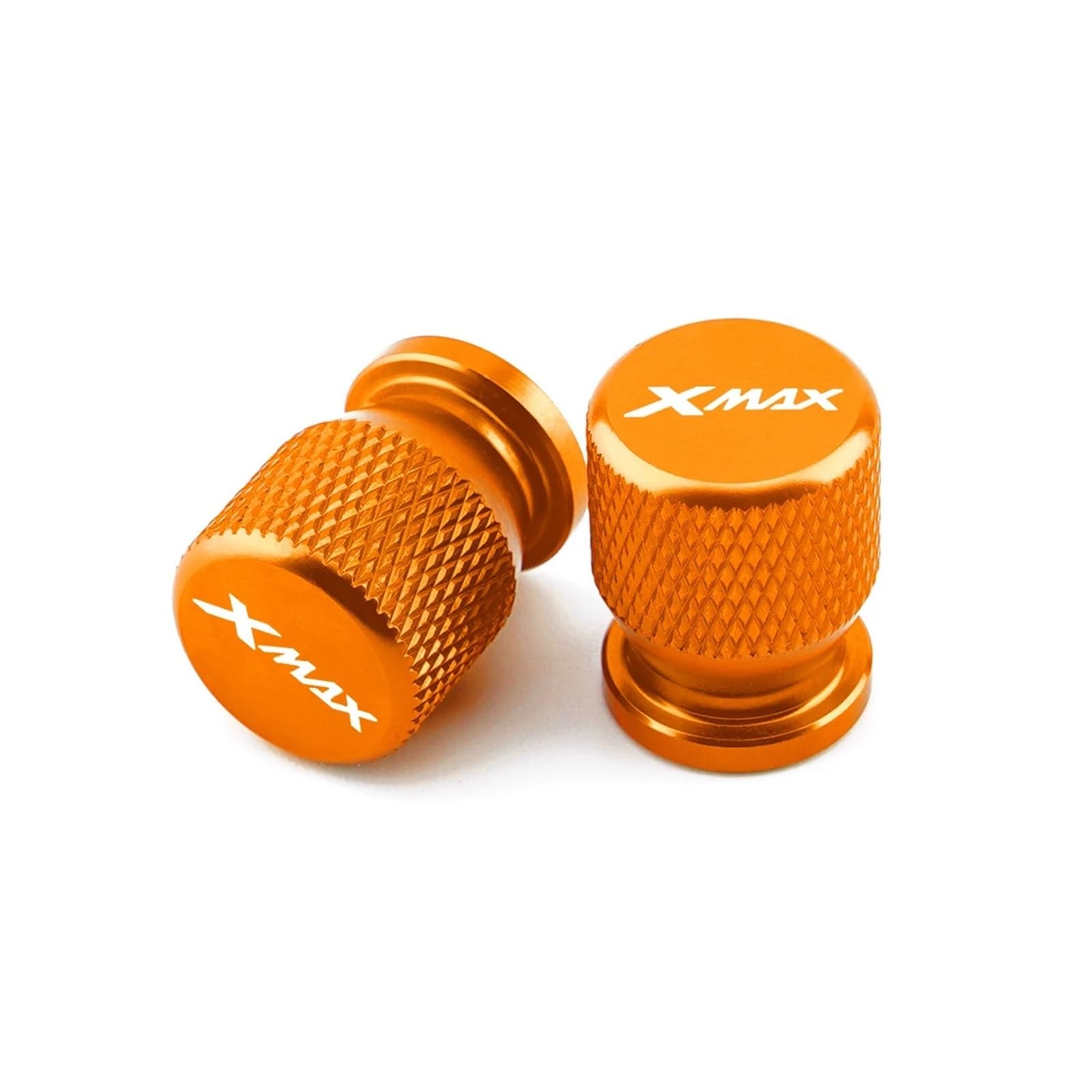 Motorrad Ventilkappen Für Xmax 125 250 300 400 X-MAX 2017 2018 2019 2020 2021 Motorrad Universal CNC Rad Reifen Teile Ventil Stem Caps Abdeckung(Orange) von asdlha