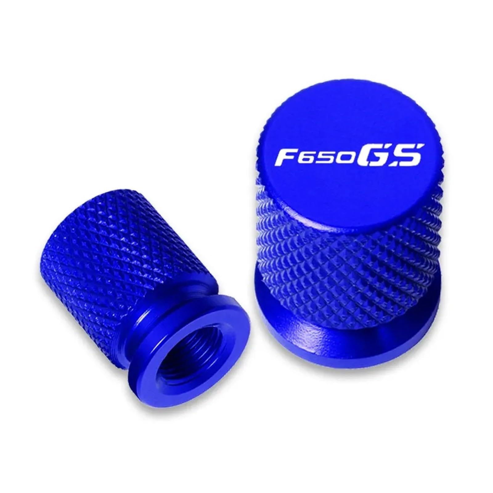 Luftdichte Kernabdeckung für Motorräder Für F650GS/Dakar F 650 F650 GS 2000-2013 Motorrad CNC Rad Reifenteile Ventilschaftkappen Abdeckung(Blue) von astuyhj