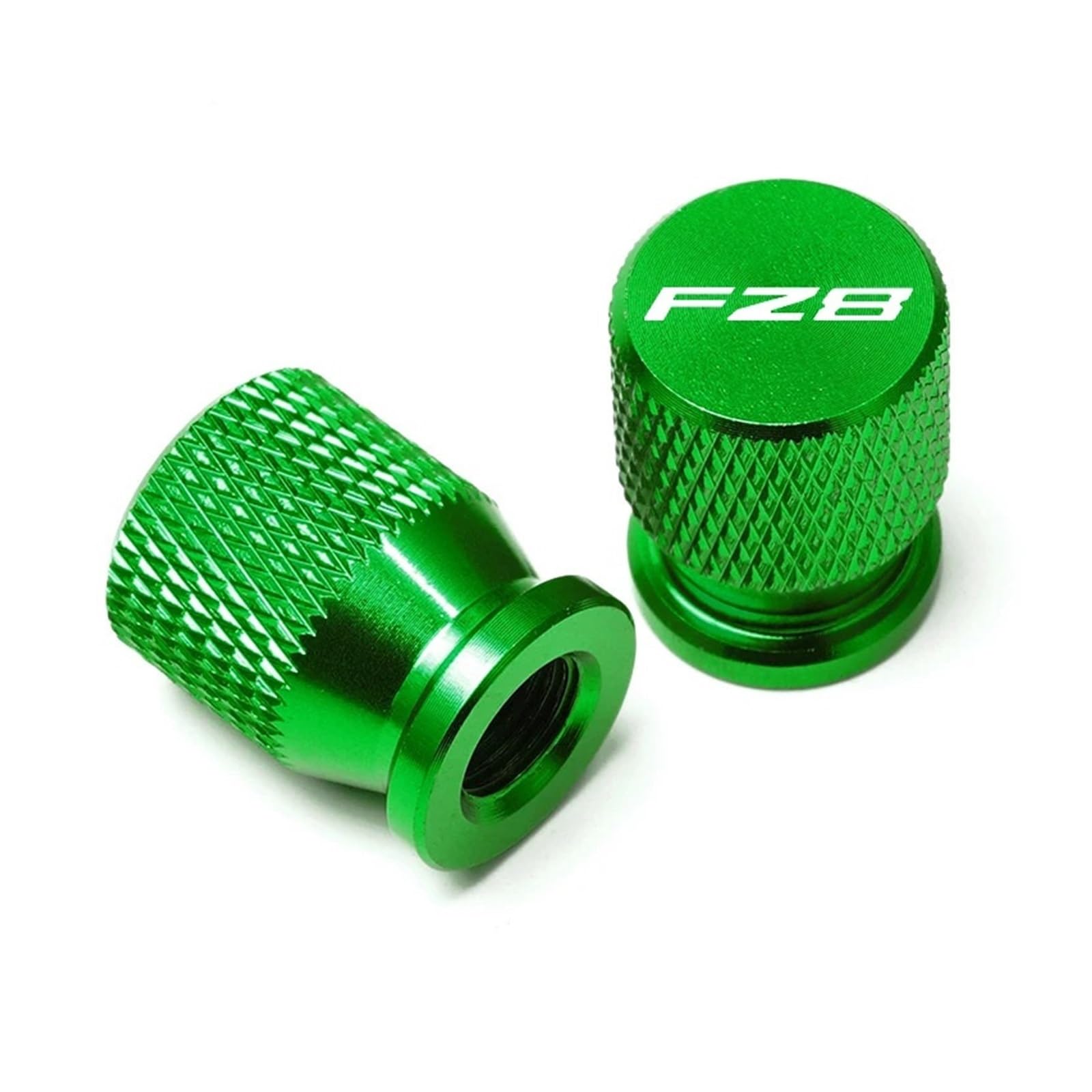 Luftdichte Kernabdeckung für Motorräder Für FZ8 FZ 8 2010-2014 2013 2012 2011 CNC-Aluminium-Reifenventil-Luftanschlussabdeckung Schaftkappen Motorradzubehör(Green) von astuyhj