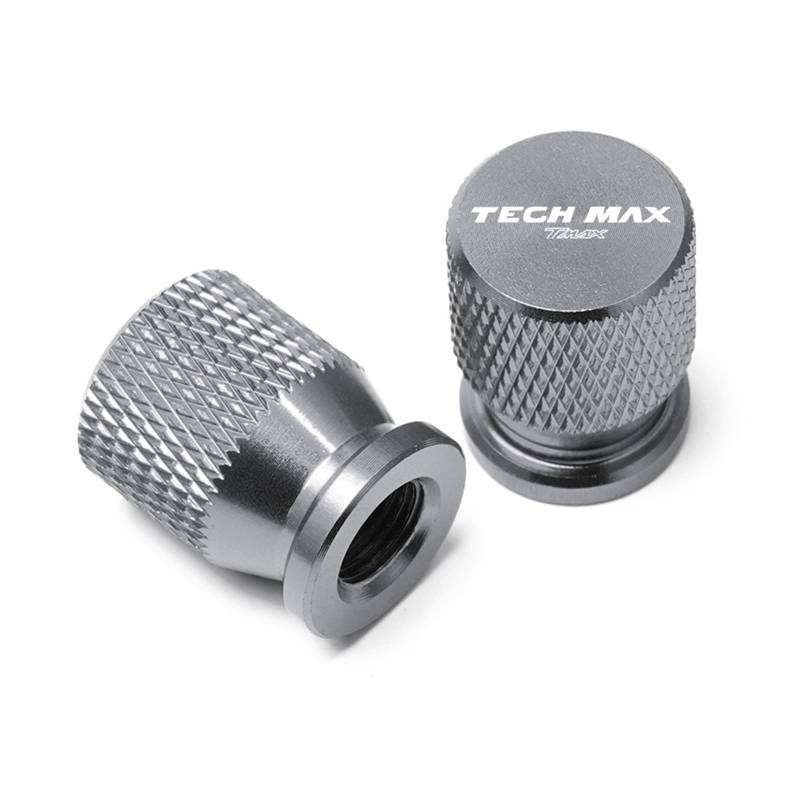 Luftdichte Kernabdeckung für Motorräder Für TECH MAX TMAX 560 TMAX560 2019 2020 2021 CNC-Aluminium-Reifenventil-Luftanschluss-Abdeckkappe Motorradzubehör(Titanium) von astuyhj