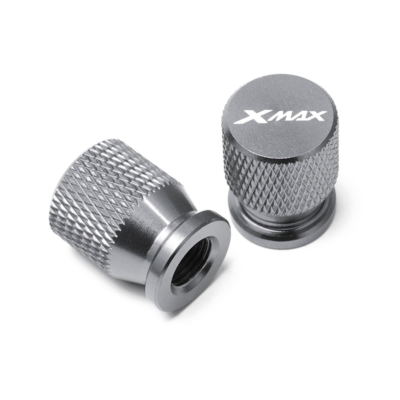 Luftdichte Kernabdeckung für Motorräder Für Xmax 125 250 300 400 Xmax Motorrad-Reifenventil CNC-Aluminium-Reifenluftanschluss-Abdeckkappe Zubehör(Titanium) von astuyhj