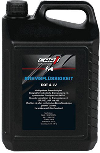 atg-gommern CAR1 Bremsflüssigkeit DOT 4 LV Bremsen Flüssigkeit Brake Fluid 5L von atg-gommern