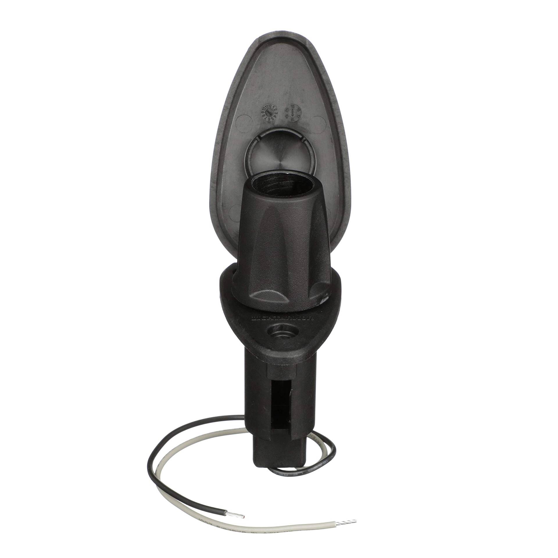 attwood Marine LightArmor Plug-In Base - 2 Pin - Black - Teardrop von attwood