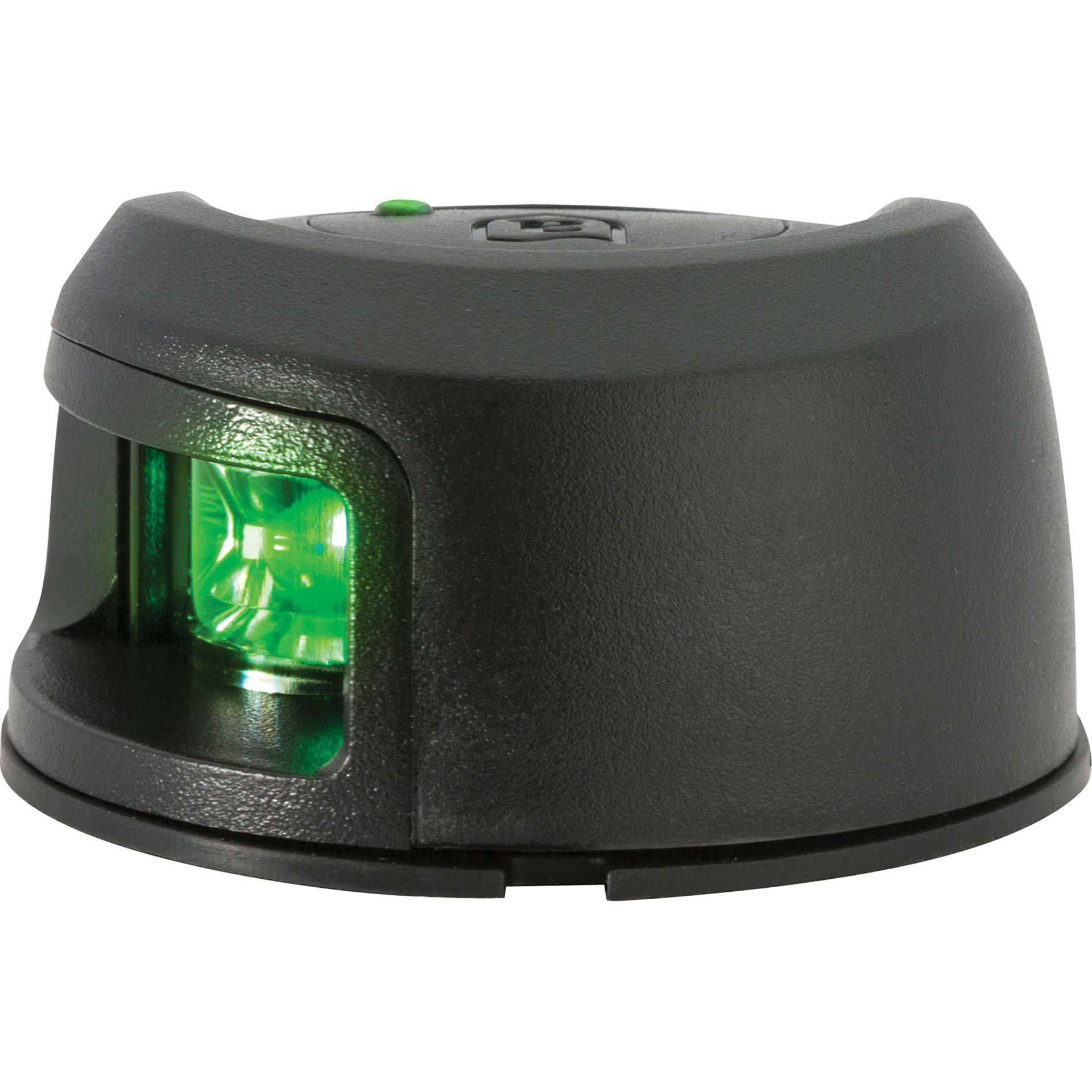 Attwood NV2012PBG-7 LED-Navigation, zweifarbiges Steuerbordlicht, Schwarz von attwood