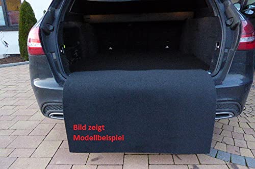 autix Kofferraummatte Wendematte Teppich mit abnehmbarem Ladekantenschutz kompatibel für Mercedes E-Klasse Kombi T-Model S212 (ab 2009-2016) von autix