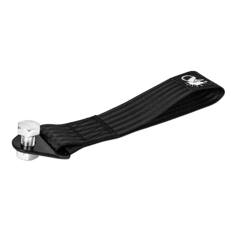 Auto-Dress Rennsport Abschleppschlaufe, Traglast 3t, Racing Hook Tow Strap (Schwarz) von Auto-Dress