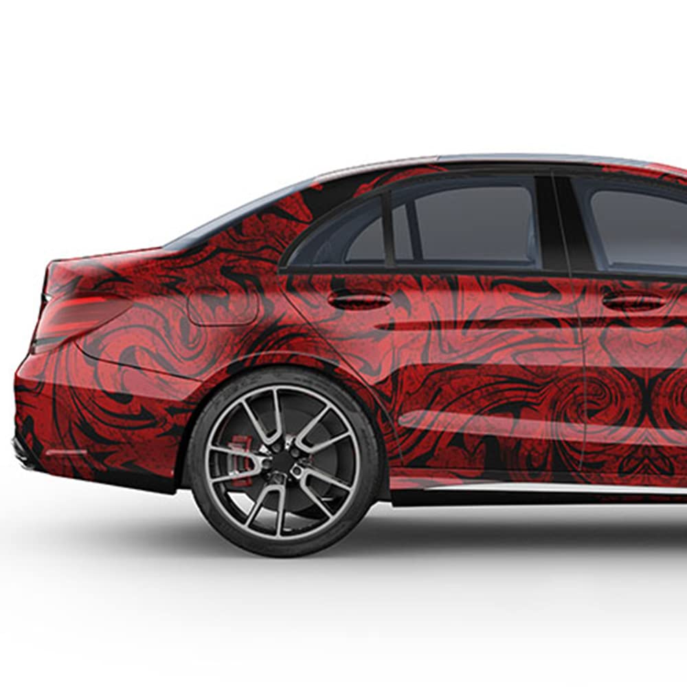 Design Auto-Folie Erlkönig Abstract 3D Car-Wrapping Luftkanäle blasenfrei 100x150cm von Auto-Dress