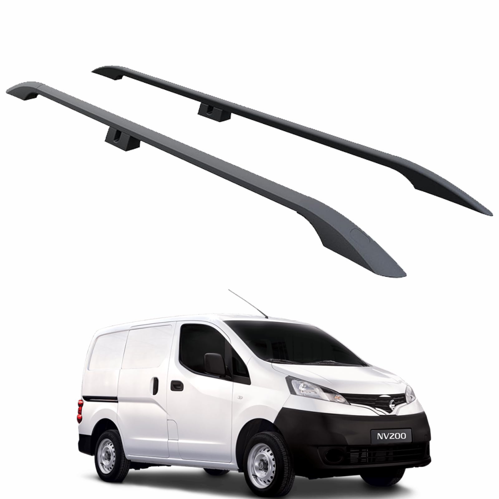 Für Nissan NV200 Dachreling - Fix Point Plus Serie, schwarz von auto paw