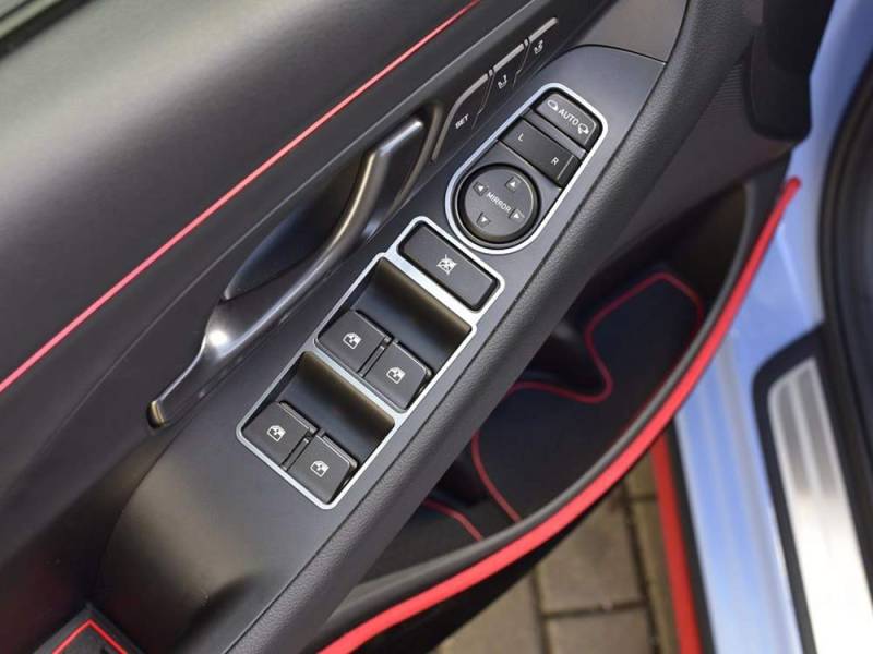 Interieur Stahlabdeckung für i30 N - 4 Stück Elektrische Fensterheber i30N Rahmen trimmen von autoCOVR