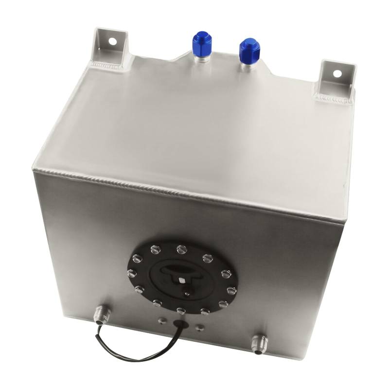 awolsrgiop Kraftstofftank, 20L / 5 Gallonen Aluminium Tanks mit 0-90 Ohm Kraftstoff-Sender, Renntank Tank Kraftstofftank Fuel Benzintank, 40*30*35cm von awolsrgiop