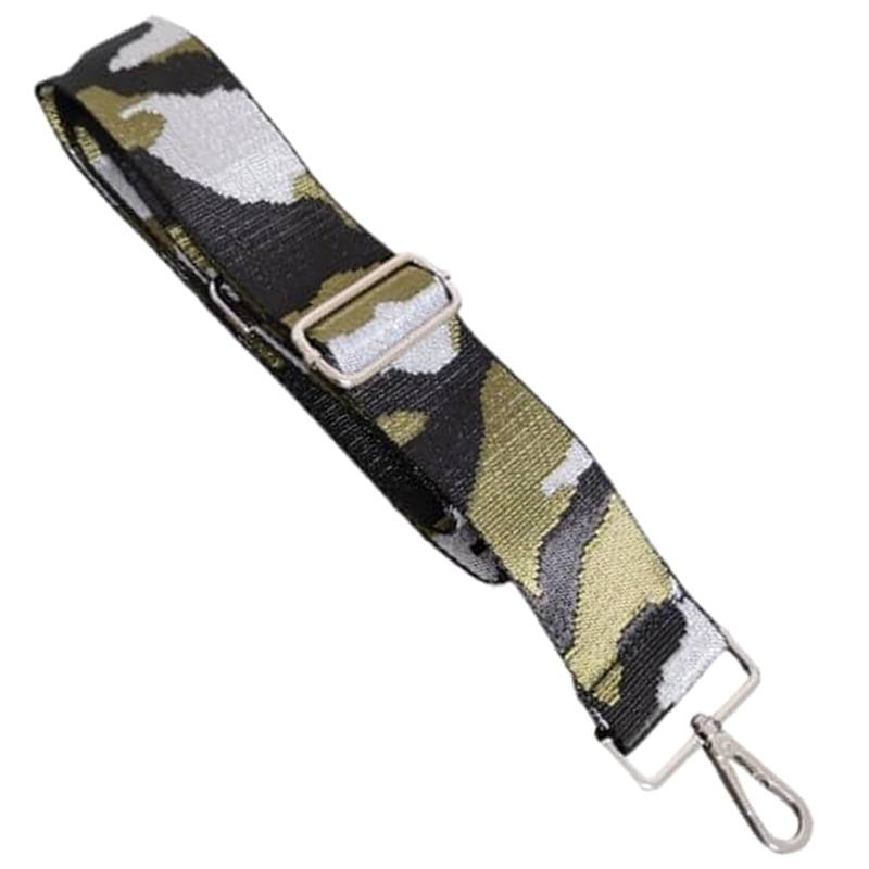 Breiter Taschengurt Schultergurt Tragegurt 5cm Breite Tasche Schulterriemen für Crossbody Bag Gurt Camouflage (Grün) von ayados