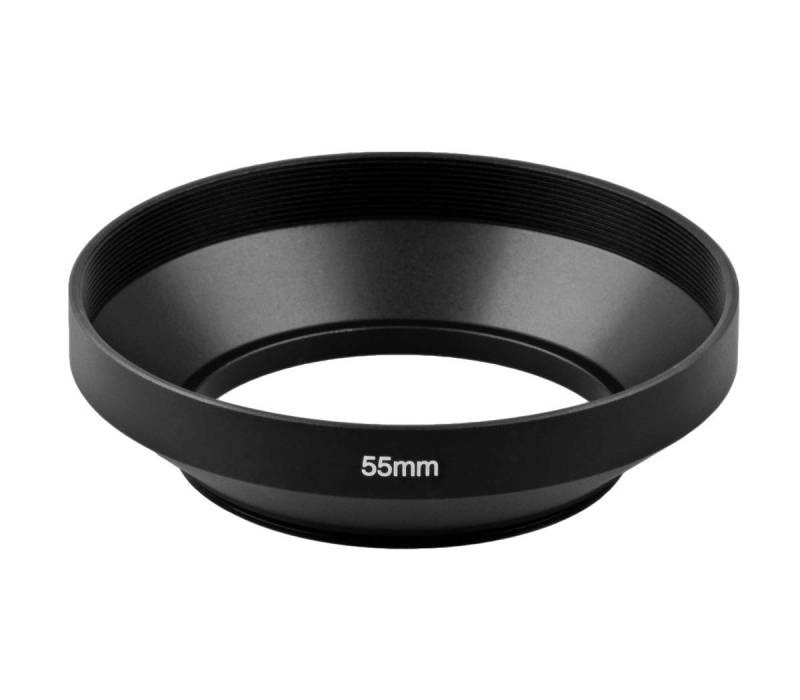 ayex Aluminium Weitwinkel Gegenlichtblende-Sonnenblende 55mm Lens Hood von ayex