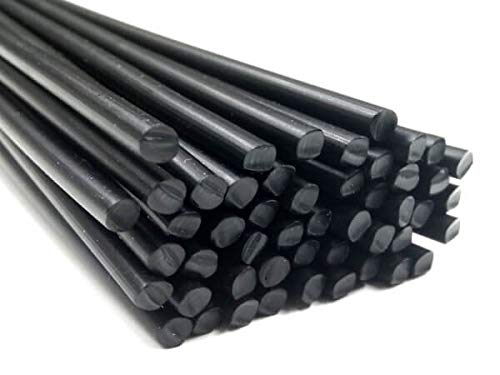 Kunststoffschweißdraht PVC-P Weich 4mm Rund Schwarz 25 Stäbe von az-reptec