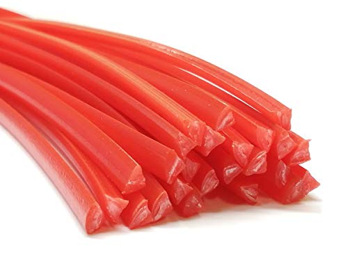 Kunststoffschweißdraht PVC-U Hart 6mm Dreikant Rot 25 Stäbe von az-reptec