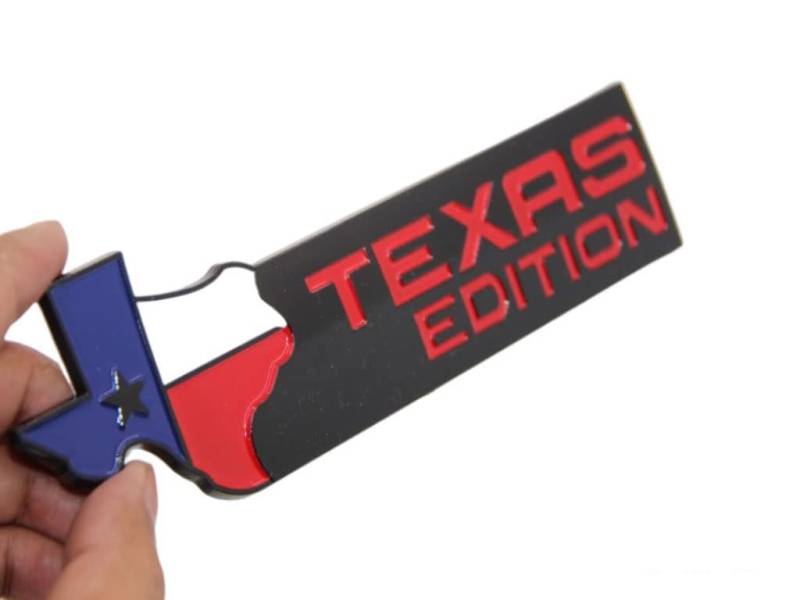 B225 Texas Edition auto aufkleber 3D Emblem Badge Abzeichen Schriftzug car Sticker Abziehbild schwarz von badgeswelt