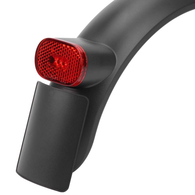 banapo Elektroroller Heckfender, Elektroroller Kotflügel hinten verformungsbeständig mit LED Rücklicht für Rainy Day für Xiaomi M365 PRO 2(Rear Mudguard with taillight) von banapo