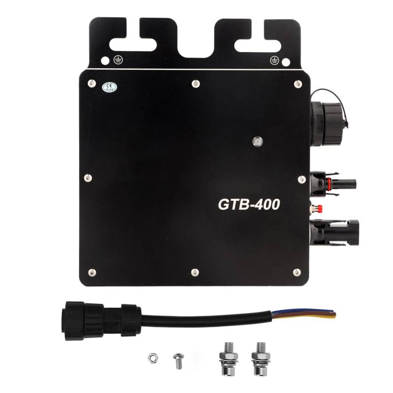Solar Grid Tie Micro Inverter, 400W Solar Micro Wechselrichter 18-60V DC, praktischer Grid Tie Microinverter MPPT Mikro-Wechselrichter 3,3 A(AV210-230V) von banapoy