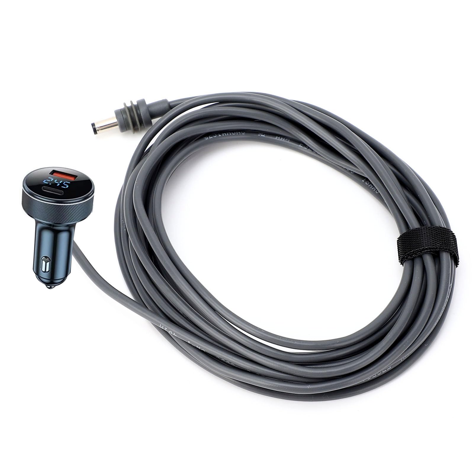 Starlink Mini-DC-Stromkabel, 2 M, 6,5 Ft, 18 AWG, Gummi, Kupfer, IP68, Wasserdicht, DC-Netzkabel, Ersatz, DC-zu-Zigarettenanzünder-Netzkabel für PKW, LKW, Bus, Lieferwagen, Plug von banapoy