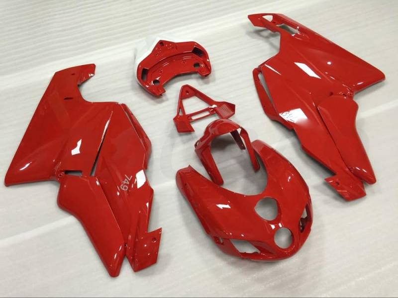 baobaohu Verkleidungssatz Motorrad für 999 749 Monoposto 2005 2006 05 06 Verkleidung Kit Karosserie ABS Injection (rot) 019HI von baobaohu