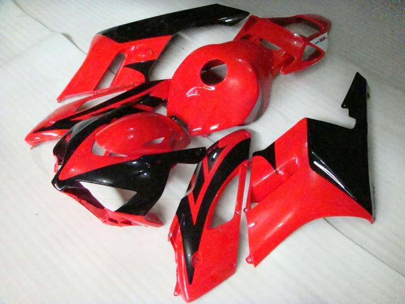 baobaohu Verkleidungssatz Motorrad für CBR1000RR 2004 2005 04 05 CBR1000 RR Verkleidung Kit Karosserie ABS Injection (Rot Schwarz) 026VB von baobaohu