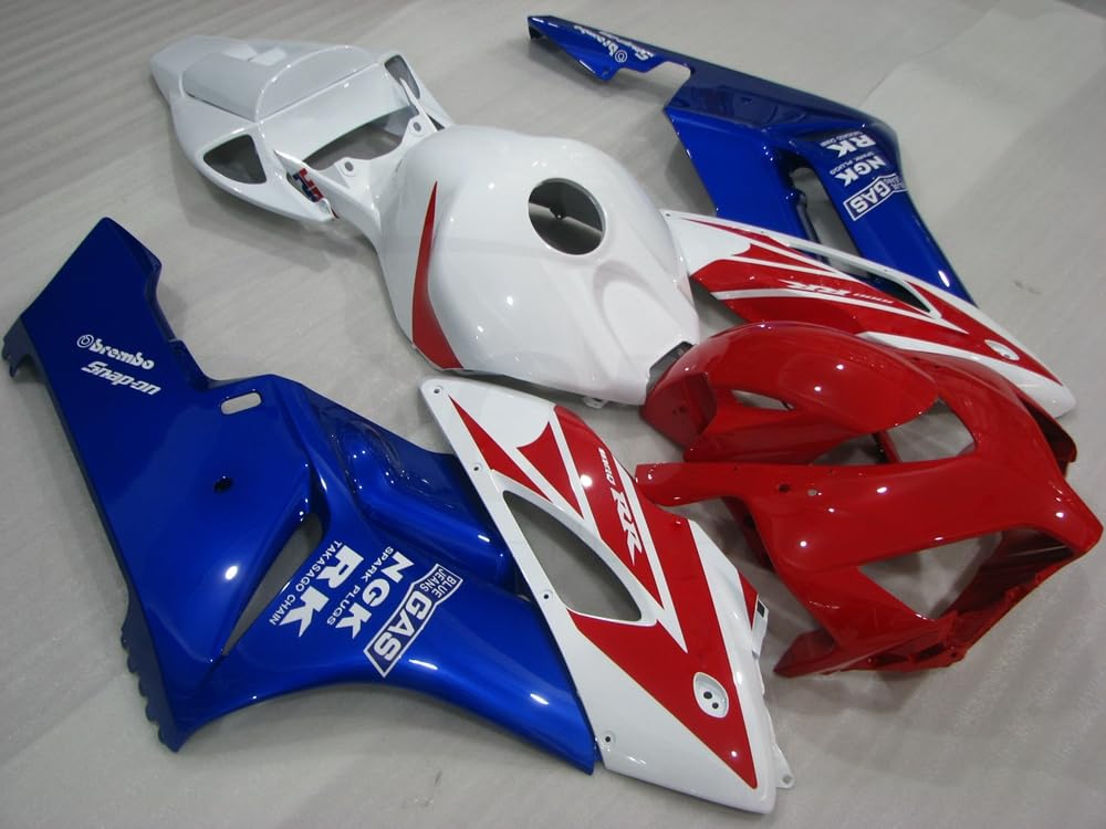 baobaohu Verkleidungssatz Motorrad für CBR1000RR 2004 2005 04 05 CBR1000 RR Verkleidung Kit Karosserie ABS Injection (blau rot) 003RI von baobaohu