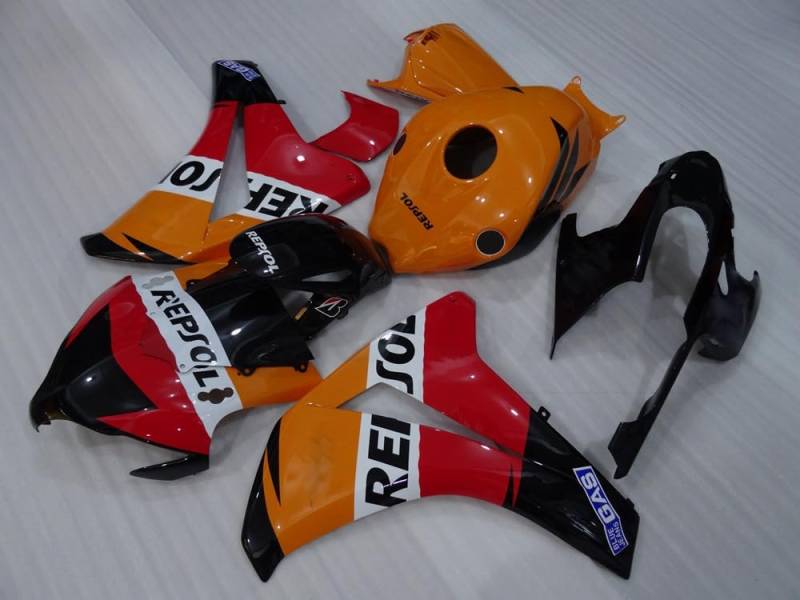 baobaohu Verkleidungssatz Motorrad für CBR1000RR 2008 2009 2010 2011 08 09 10 11 CBR1000 RR Verkleidung Kit Karosserie ABS Injection (Orange Schwarz) 064EF von baobaohu